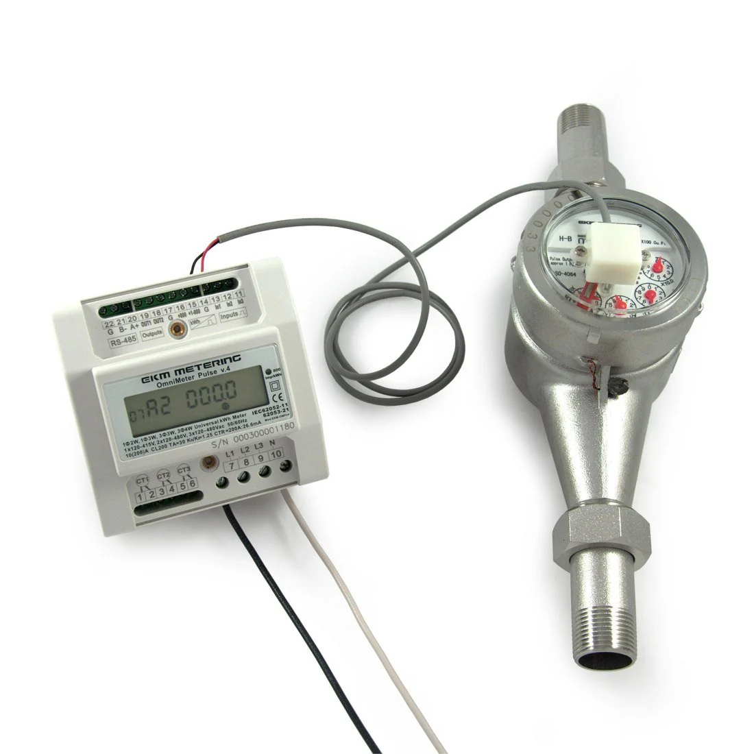 3/4 Inch Water Meter - Stainless Steel, Pulse Output - Image 3