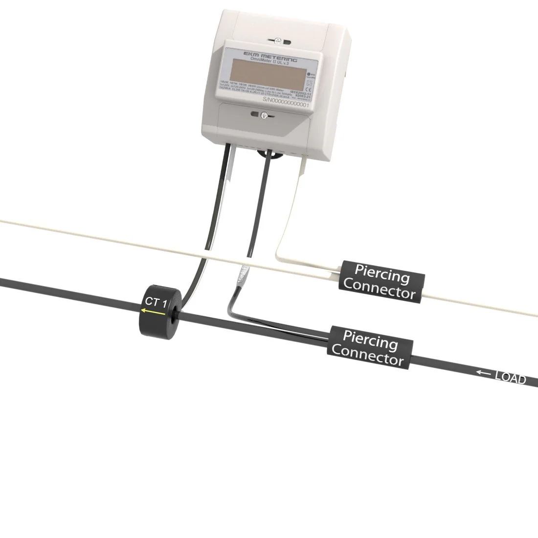 EKM Omnimeter HV v.5 – Universal Single and Three Phase up to 600V, Pulse Counting, Relay Controlling, Universal Smart Electric Meter - Image 5