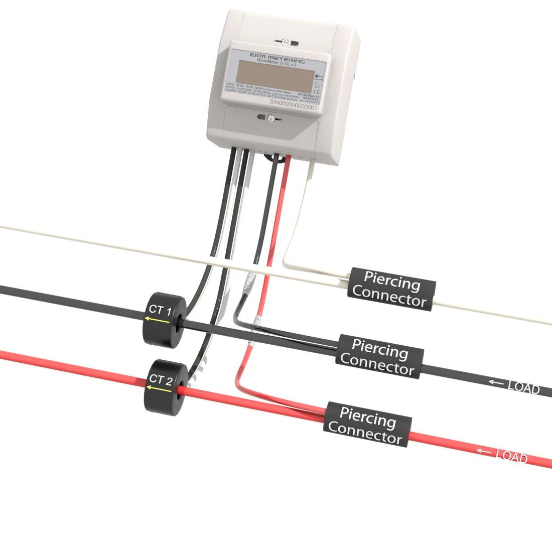 EKM-Omnimeter II UL v.3 – Universal Smart Meter, Single Phase or 3-Phase, 120 to 240V, 50/60Hz, up to 5000 Amps - Image 5